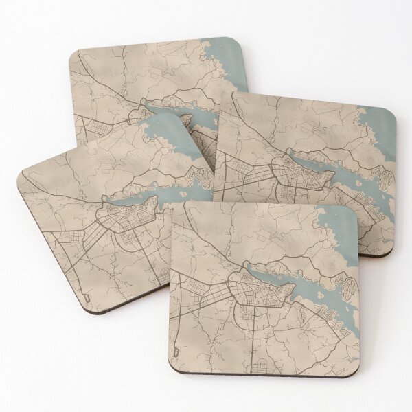 Item preview, Mahon Sepia Map designed and sold by CPTVDesign.
