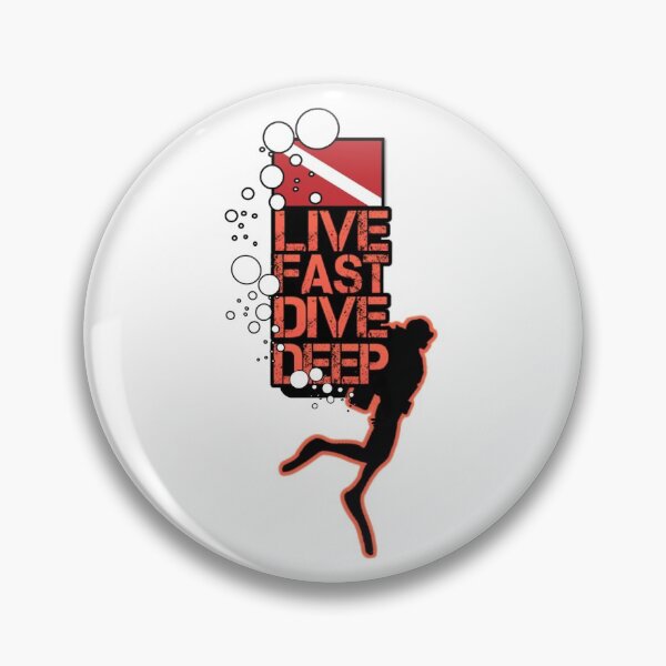 Item preview, Live Fast Dive Deep Diver designed and sold by StrongVlad.