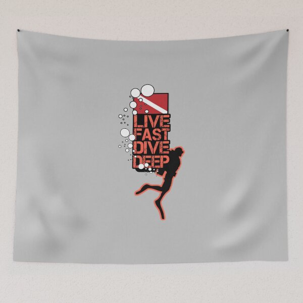 Item preview, Live Fast Dive Deep Diver designed and sold by StrongVlad.