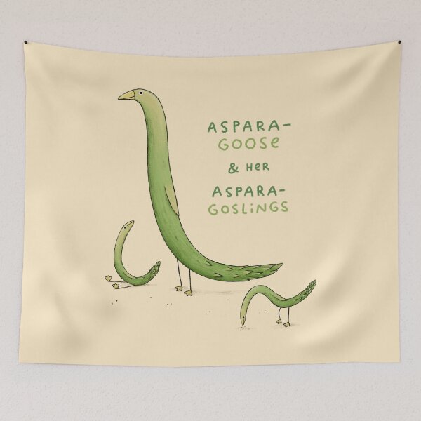 Item preview, Asparagoose & Her Asparagoslings designed and sold by SophieCorrigan.