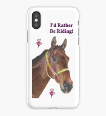 Cute Equestrian Horse iPhone or iPod cases iPhone Case