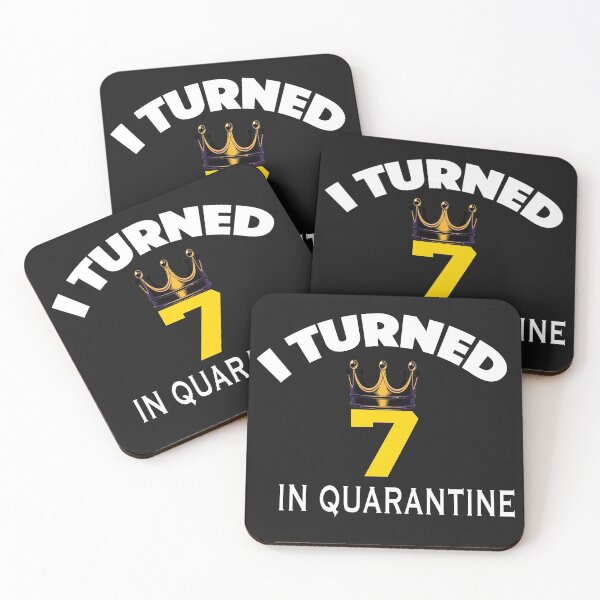 Item preview, I Turned 7 In Quarantine designed and sold by ClothesBarn.