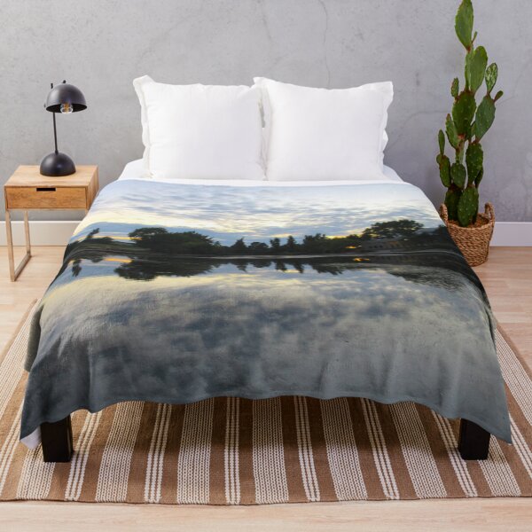 Item preview, Exhibition Park Lake Newcastle Sunset Sky Reflection In Water designed and sold by Andrew Morrell.