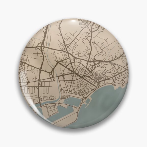 Item preview, Tarragona Sepia Map designed and sold by CPTVDesign.