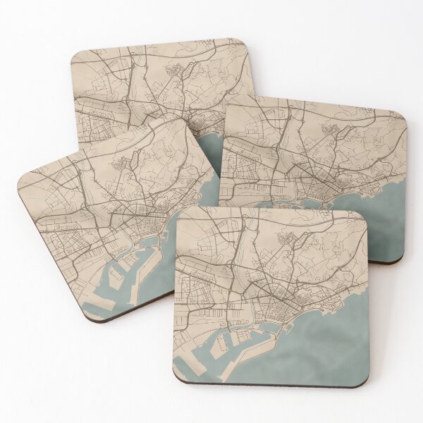 Item preview, Tarragona Sepia Map designed and sold by CPTVDesign.