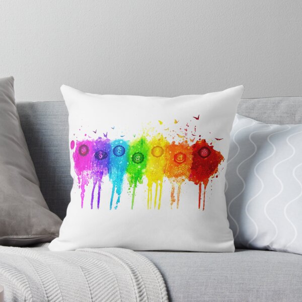 Item preview, Seven Chakra Watercolors With Symbols designed and sold by serenaking.