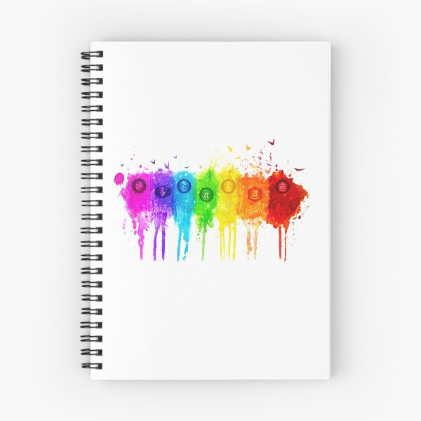 Item preview, Seven Chakra Watercolors With Symbols designed and sold by serenaking.
