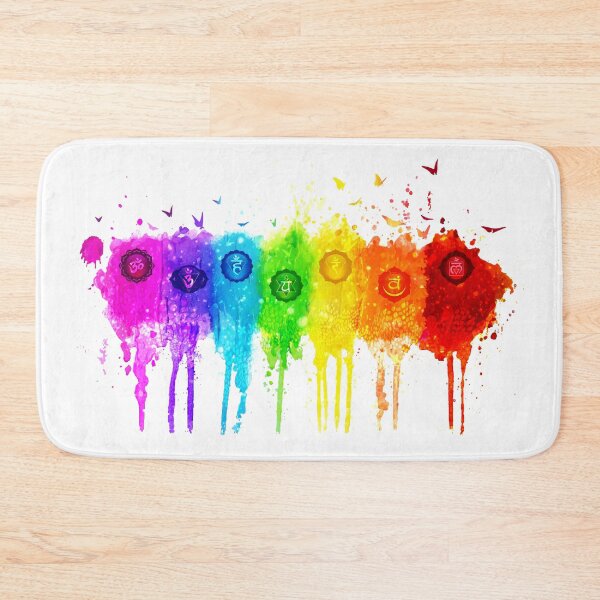 Item preview, Seven Chakra Watercolors With Symbols designed and sold by serenaking.