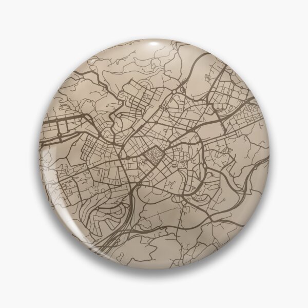 Item preview, Oviedo Sepia Map designed and sold by CPTVDesign.