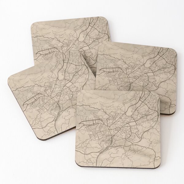 Item preview, Oviedo Sepia Map designed and sold by CPTVDesign.