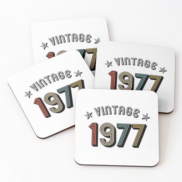 Item preview, 1977 vintage retro vintage year of birth birthday designed and sold by GeogDesigns.