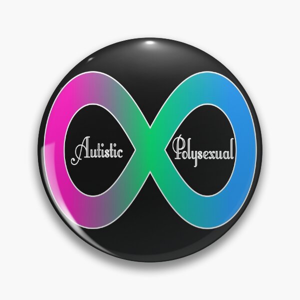 Item preview, Autistic Polysexual Infinity Sign - Pride designed and sold by BitterbluePine.