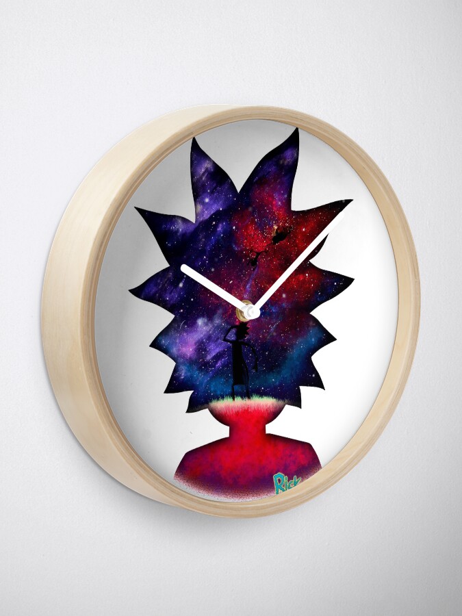 Alternate view of Ricky and Morty Lost in space Clock