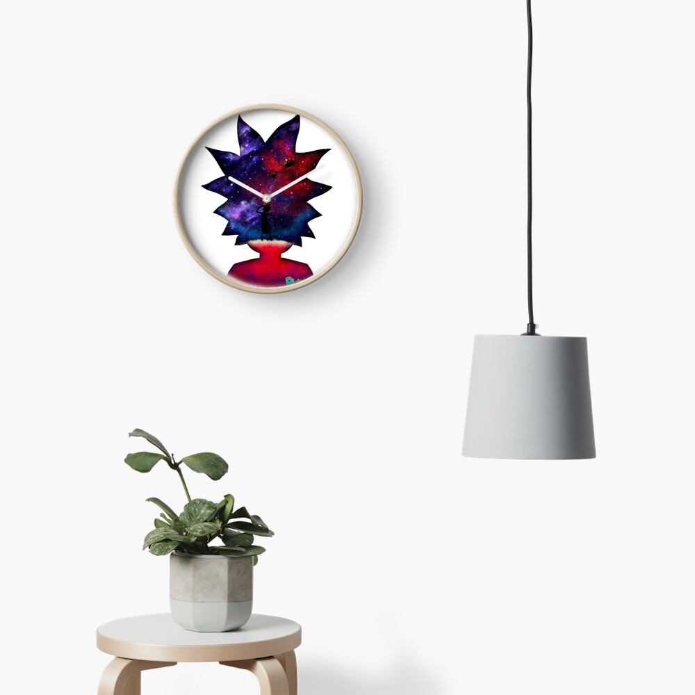 Ricky and Morty Lost in space Clock