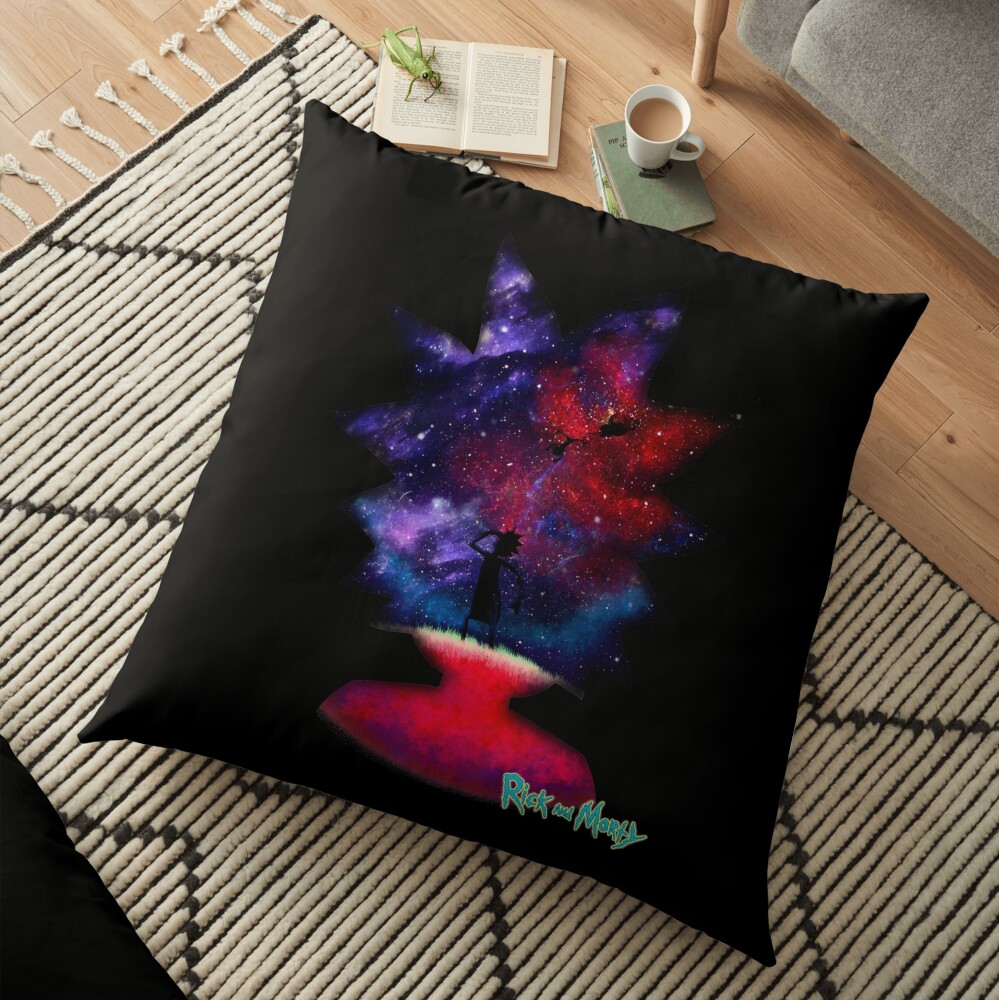 Ricky and Morty Lost in space Floor Pillow