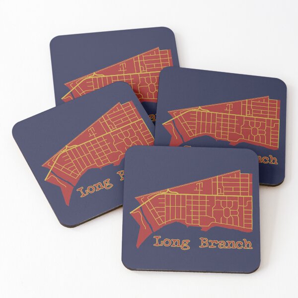 Item preview, Long Branch Map designed and sold by TeeOhGraphics.
