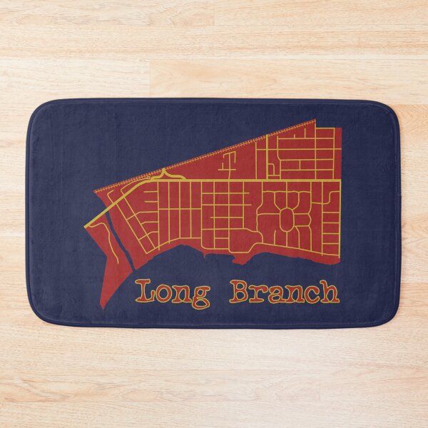Item preview, Long Branch Map designed and sold by TeeOhGraphics.