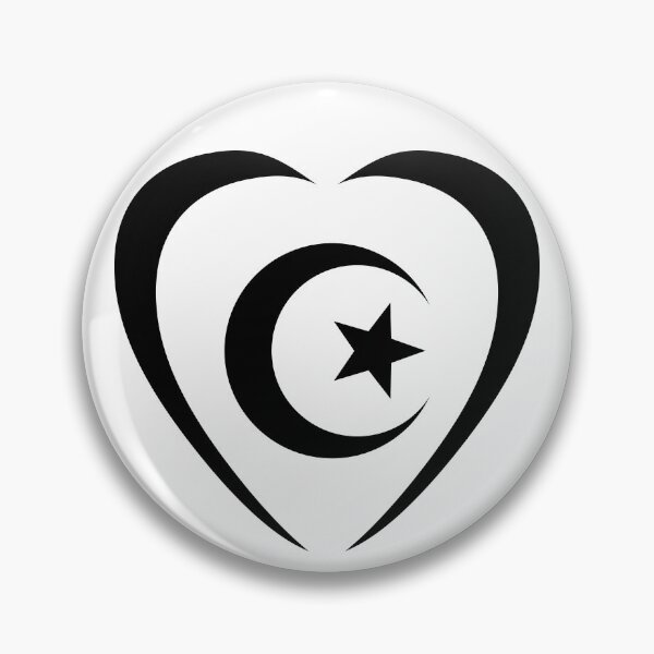 Item preview, Muslim Heart Third Culture Series (Black) designed and sold by Carbon-Fibre Media.