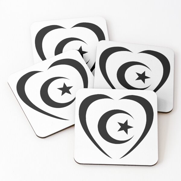 Item preview, Muslim Heart Third Culture Series (Black)  designed and sold by Carbon-Fibre Media.