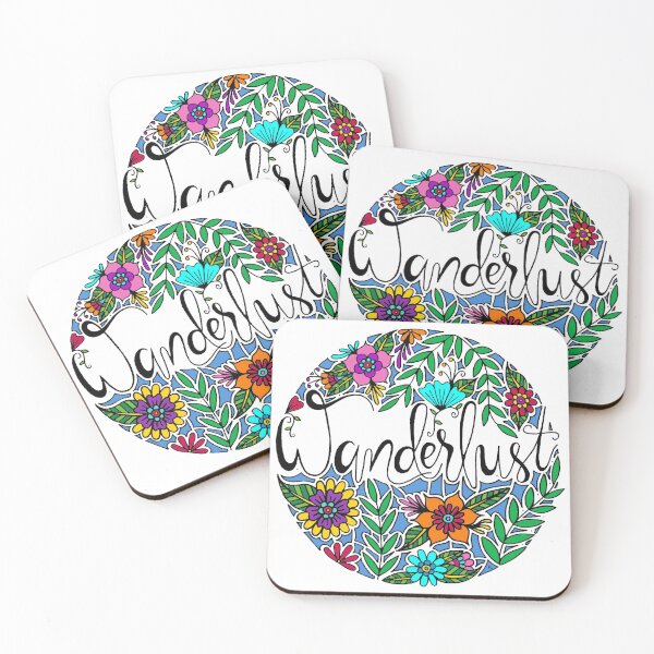 Item preview, Wanderlust || Lettering || Modern Lettering designed and sold by Hilary Leslie.
