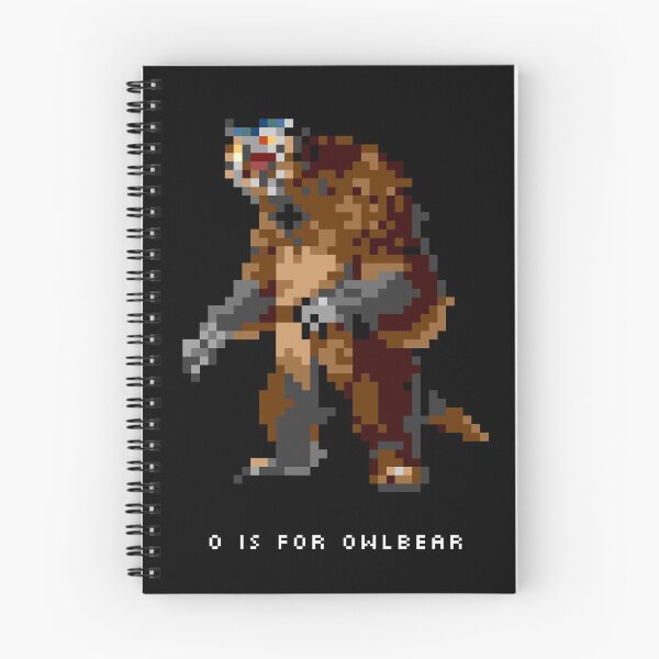 Item preview, O is for Owlbear designed and sold by clarkstpress.