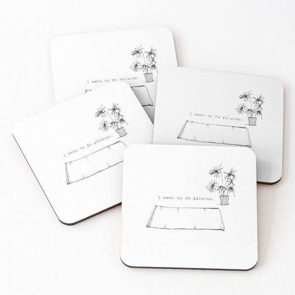 Item preview, I want to do pilates. designed and sold by ArtbyAnnieGrant.