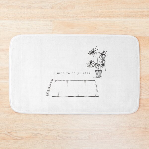 Item preview, I want to do pilates. designed and sold by ArtbyAnnieGrant.