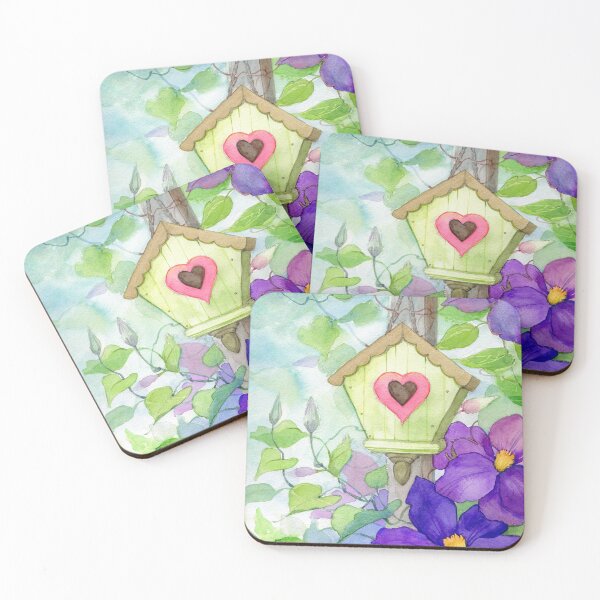 Item preview, Flowering Garden and Birdhouse designed and sold by Cathi Freund.
