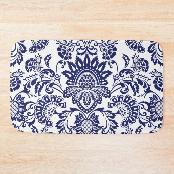 Item preview, Damask in blue and white (positive) designed and sold by BessoChicca.