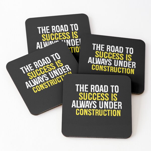 Item preview, The Road To Success Is Always Under Construction designed and sold by foxredb.