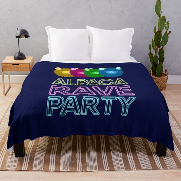 Artikelvorschau, Alpaka-Rave-Party entworfen und verkauft von DeesDeesigns.