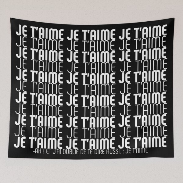 Item preview, I forgot to tell you: I love you designed and sold by Joie-et-Poesie.