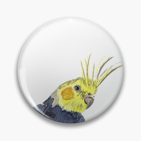 Item preview, Cockatiel Watercolor Illustration designed and sold by Sandra Connelly.
