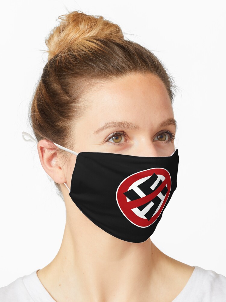 No Nazis Anti Nazi Mask By Ifusa Redbubble