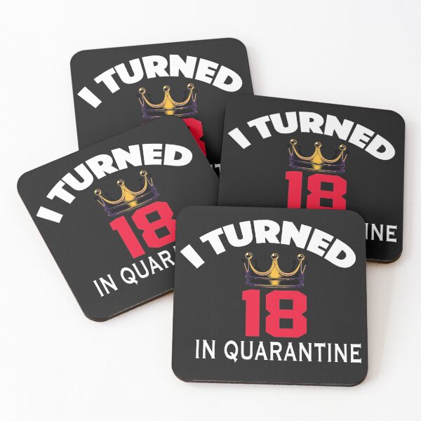 Item preview, I Turned 18 In Quarantine designed and sold by ClothesBarn.