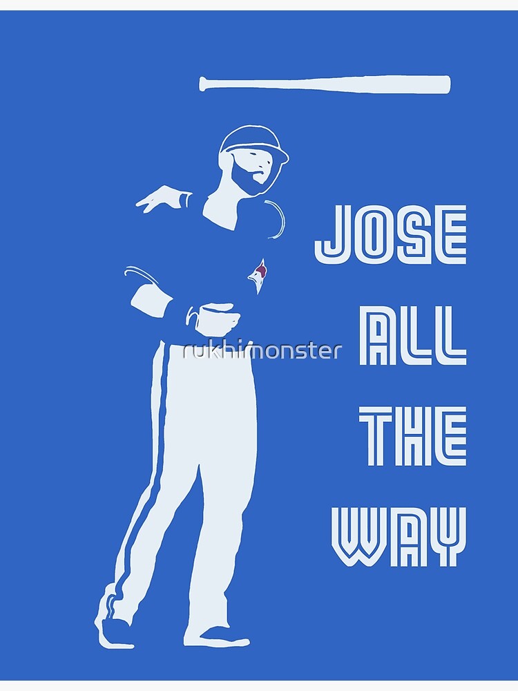 Jose Bautista Poster / Sports Art Print Canvas Wall Art 