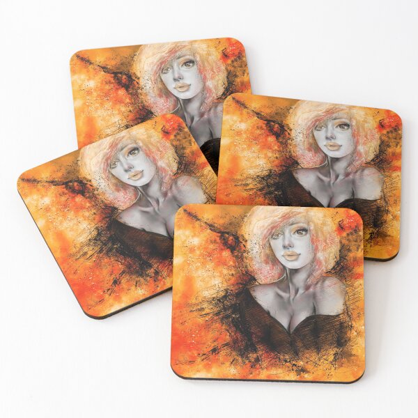 Item preview, Attractive yellow romantic woman designed and sold by Marc Tremblay.