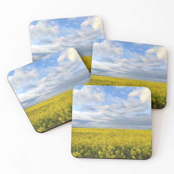 Item preview, Blue Cloudy Skies Over Yellow Field designed and sold by Andrew Morrell.