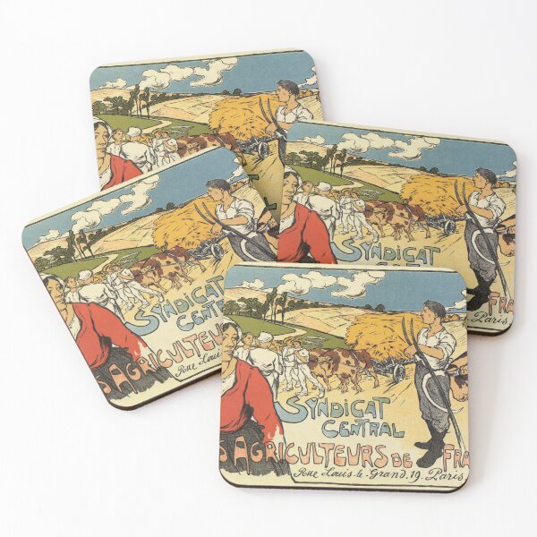 Item preview, Vintage French farmers' union ad designed and sold by aapshop.