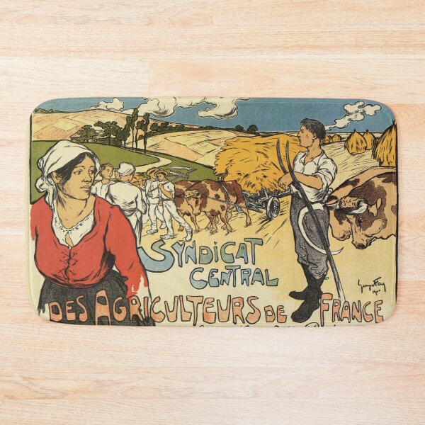 Item preview, Vintage French farmers' union ad designed and sold by aapshop.