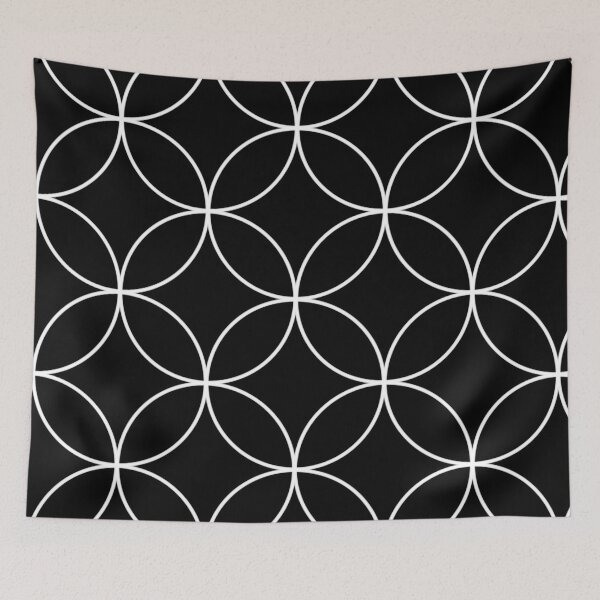Item preview, Black And White Simple Circle Design designed and sold by artsandsoul.