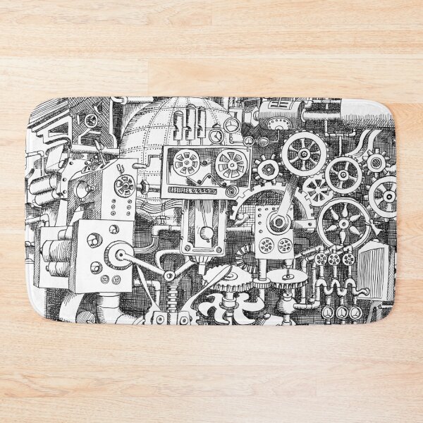 Item preview, Hungry Gears (white) designed and sold by BessoChicca.