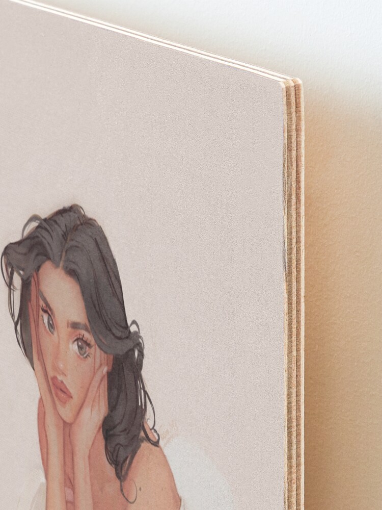 Alternate view of dewy Mounted Print