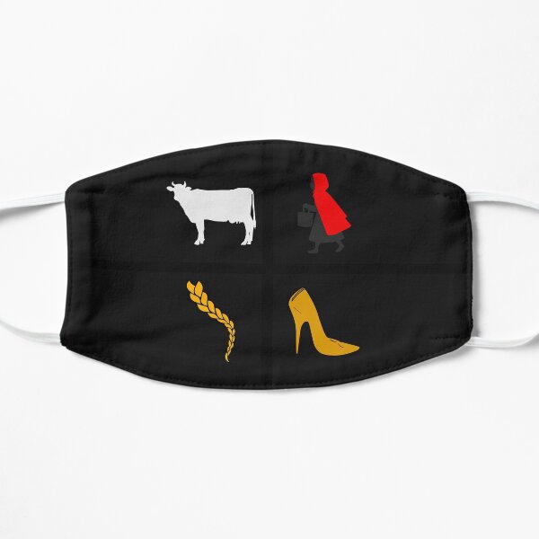 Cow, cape, hair and slipper Mask