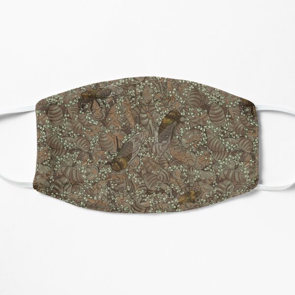 "Exuvia" Cicada Shells Flat Mask