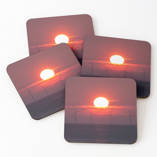Item preview, Windfarm sunset designed and sold by bcash.