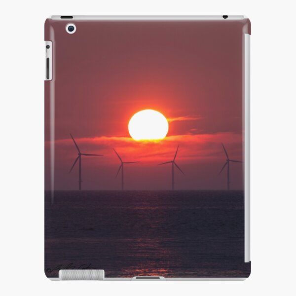 Windfarm sunset iPad Snap Case