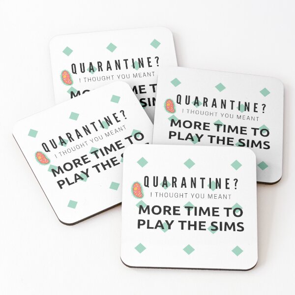 Item preview, Quarantine means more time to play the Sims! designed and sold by simplysimmer.