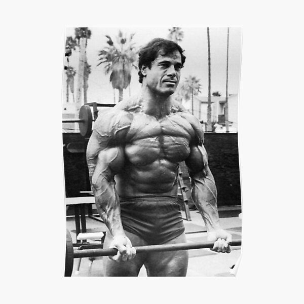 Franco Columbu Bizeps Curl Poster