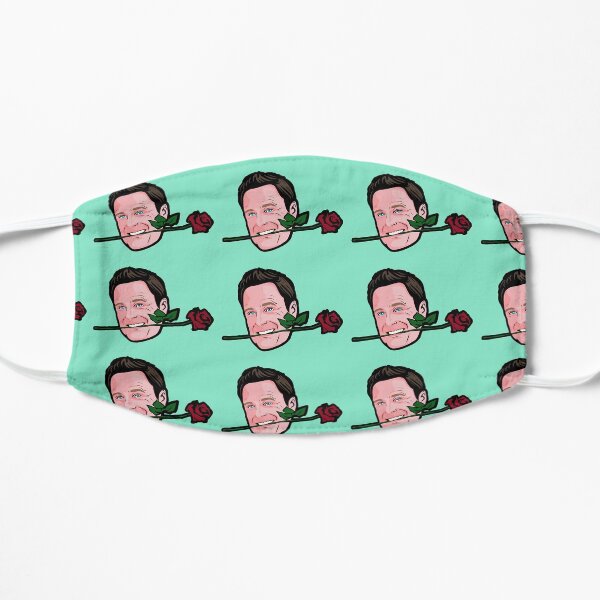 Chris Harrison biting a rose. The Bachelor themed gift / card / sticker / apron and more! Mask